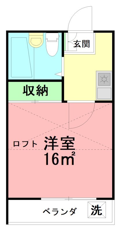 ヴィラトーヨー東戸塚 第1の間取り写真