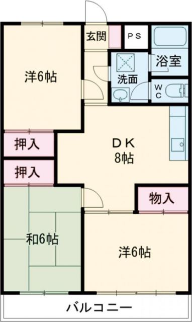 メゾンニュータウン嶋田の間取り写真