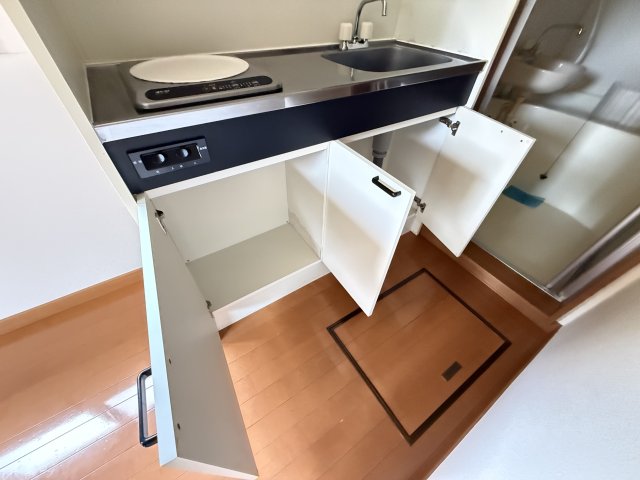 収納　収納力も多く料理が楽しくなります！