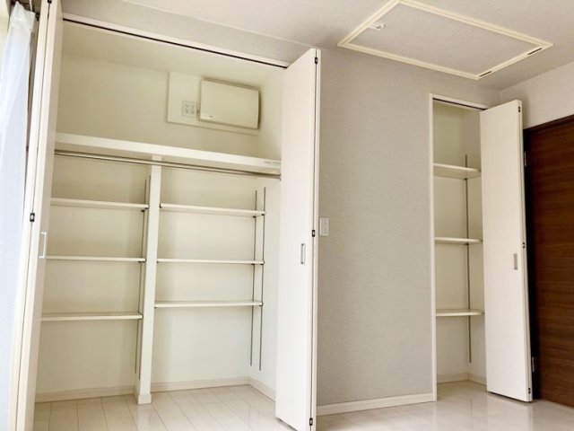 収納　お荷物の多い方でも安心のクローゼット付き♪