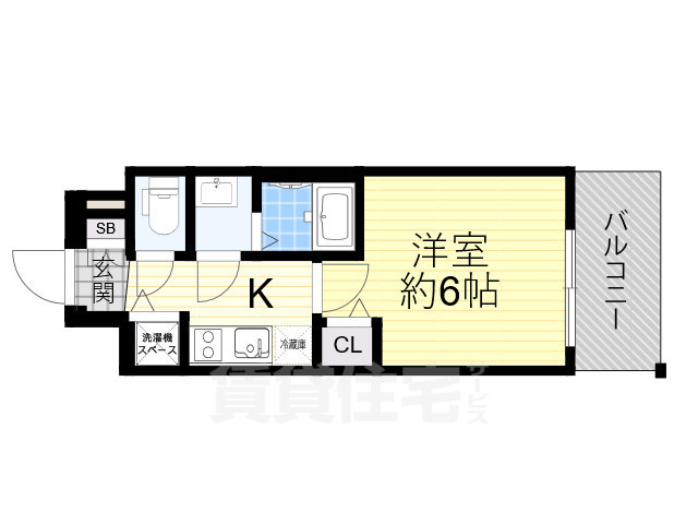 プレサンス松屋町ファステの間取り写真