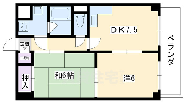 AFICION堀川の間取り写真