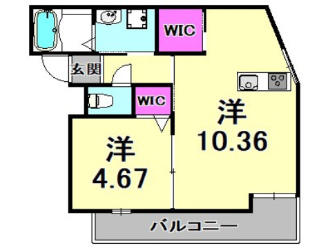パロス武庫川ソラシアの間取り写真