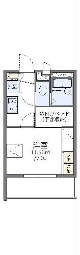 レオパレスおもひでの間取り