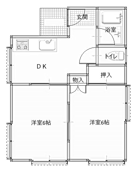 コーポTAMの間取り