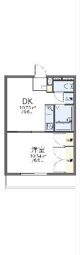 レオパレス新富士の間取り