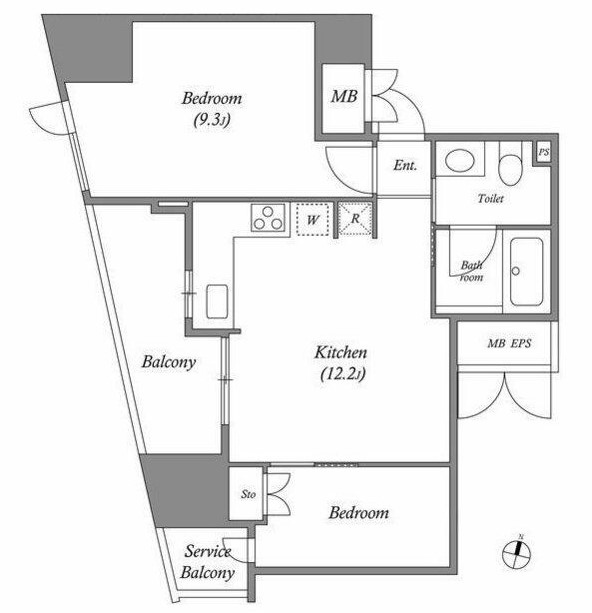 【CAVANA＋麻布台の間取り】