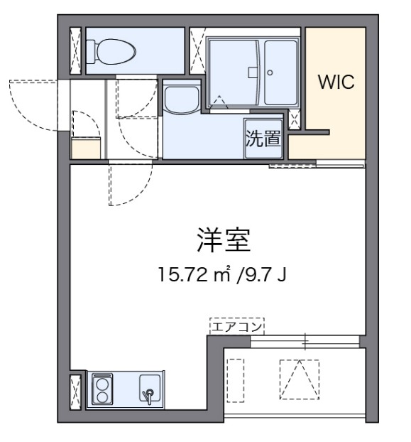 クレイノサンサーラ２の間取り