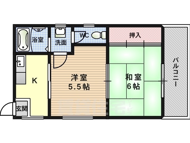 吉村マンションの間取り