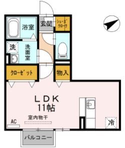 エスペランサ　Ｂ棟の間取り