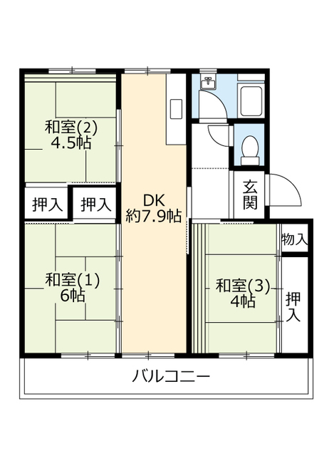 ＵＲ金剛の間取り