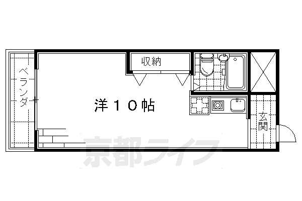 中書島第四ＨＡＫＫＯハイツの間取り