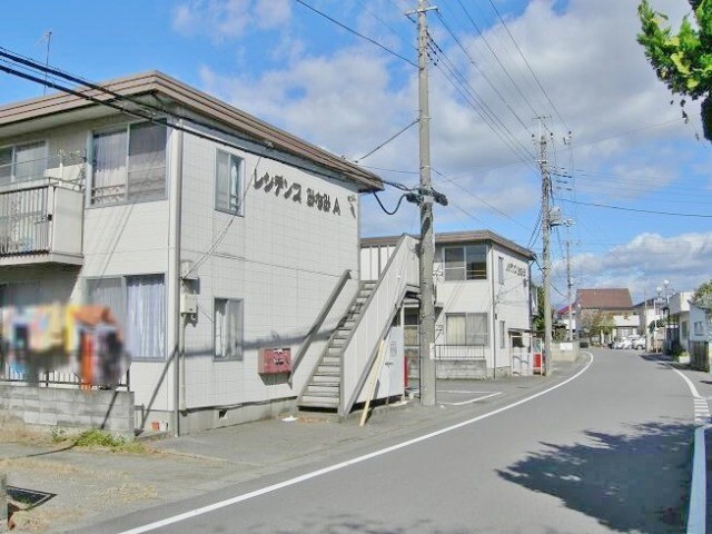 【伊勢崎市田中島町のアパートの建物外観】