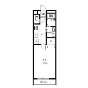 アンプルール　リーブル　錦の間取り