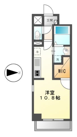 名古屋市港区港陽のマンションの間取り