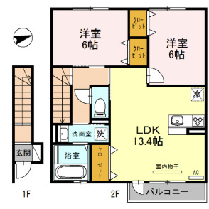 キャトルセゾン杉の間取り