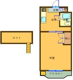 コナビック西塚IIの間取り