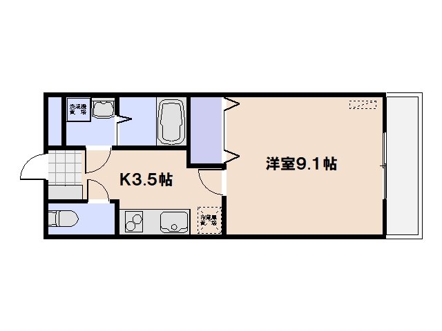 クロワール五日市の間取り