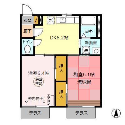 パークハイツ柏Ｂの間取り