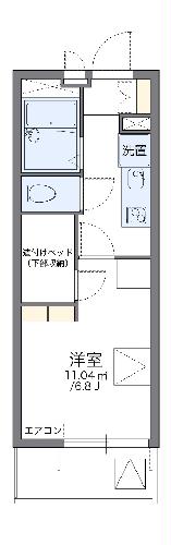 レオパレスさくらの間取り