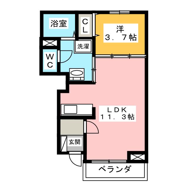 アニバーサリーIIの間取り