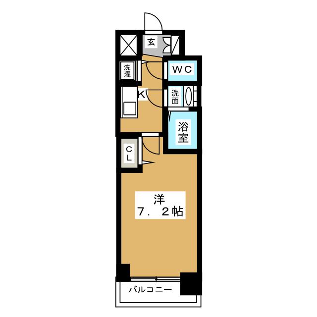 プレサンスジェネ千種内山の間取り