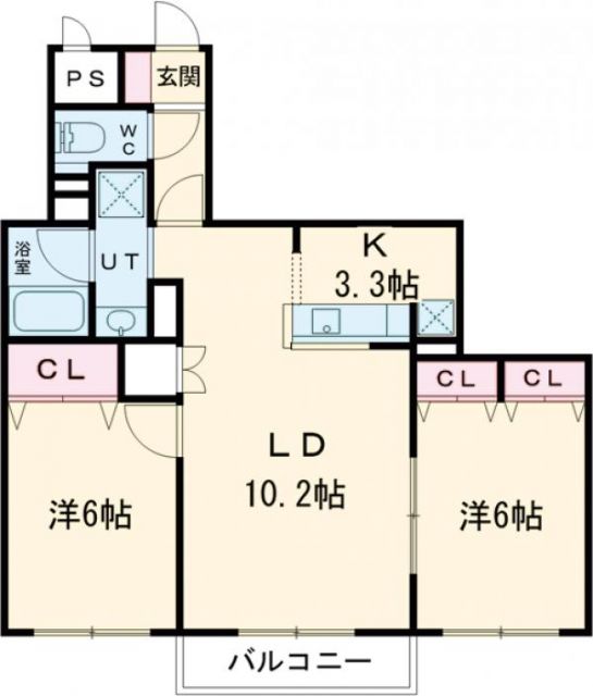 ラフィーネ福住の間取り