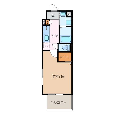 津市久居新町のマンションの間取り