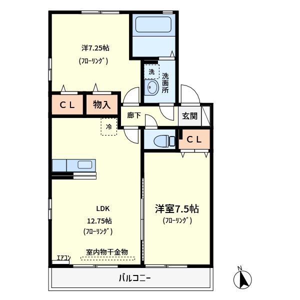 ハウスオブハート　IIの間取り