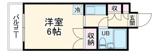 名古屋市中村区名駅南のマンションの間取り