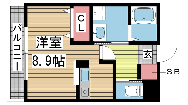 ベルヴュー六甲の間取り