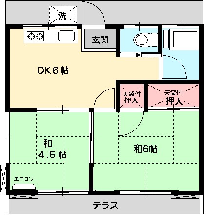 【第２武田荘の間取り】