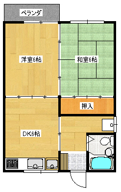 ダイケンハイツの間取り