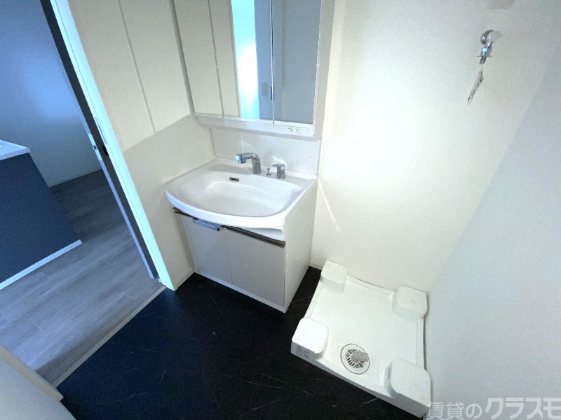 洗面設備　生活動線も良いです！