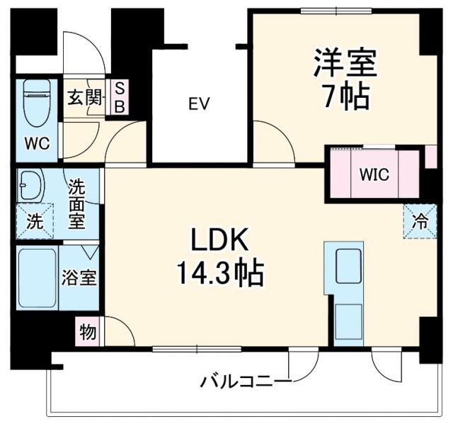 TENAS瑞穂通の間取り