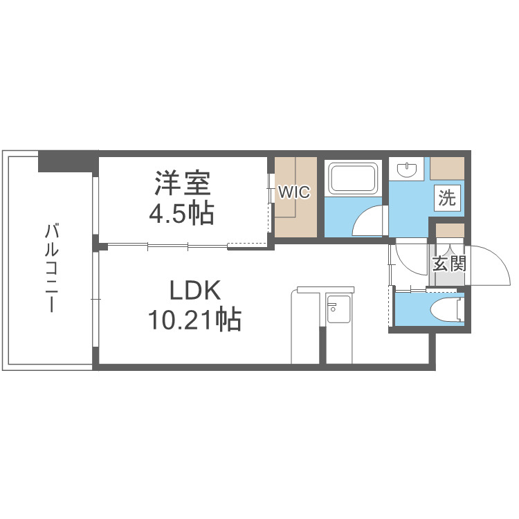 プレジオ大正の間取り