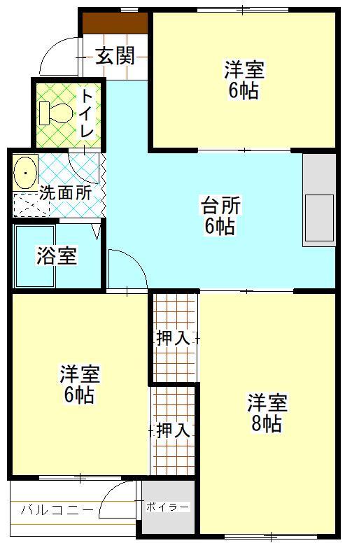 光ヶ丘マンションの間取り