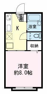 ハイコーポ柳郷地Ｃの間取り