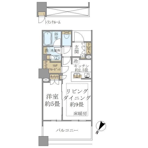 【江東区有明のマンションの間取り】