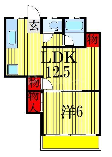 三咲グリーンハイツの間取り