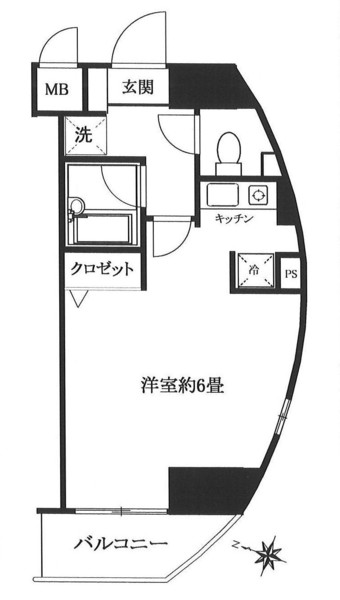 菱和パレス高輪台の間取り