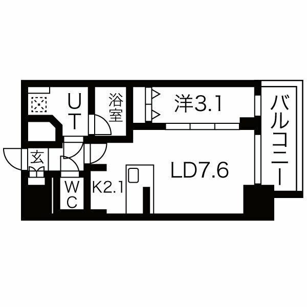 メイクスＷアート浅間町の間取り