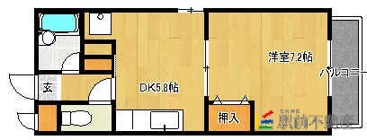 ジュネス東大利の間取り