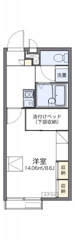 レオパレス中央公園の間取り