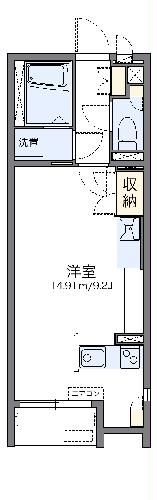 市川市柏井町のアパートの間取り