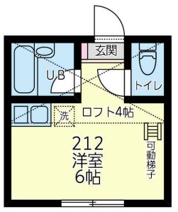 ユナイト仲通マリアージュの杜の間取り