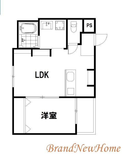 【堺市堺区大町東のマンションの間取り】