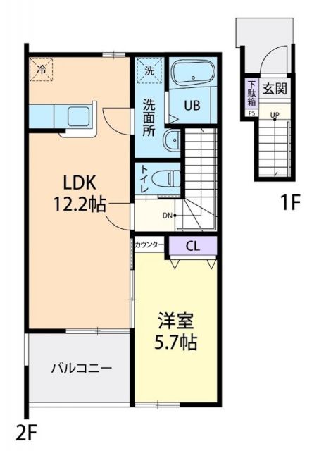 Arcobaleno(アルコバレーノ)の間取り