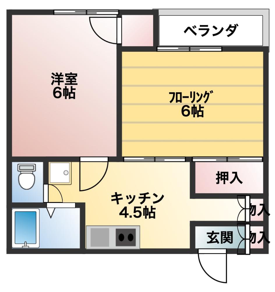 アゼリアツインズAの間取り