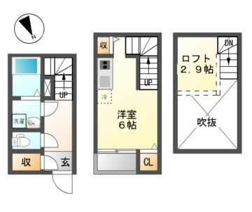 ルークス名古屋の間取り